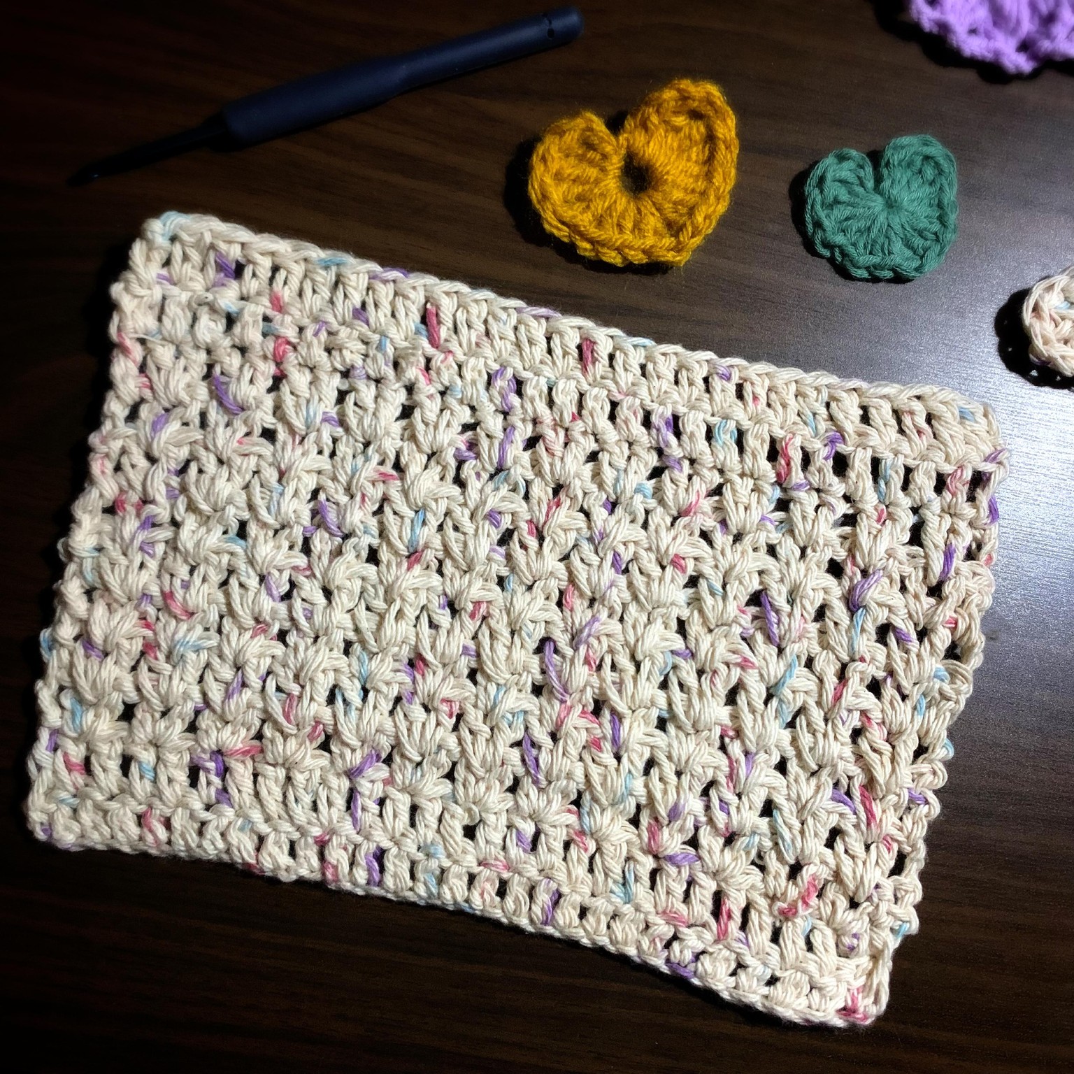 My first Dishcloth Crochet! - image 3 - student project