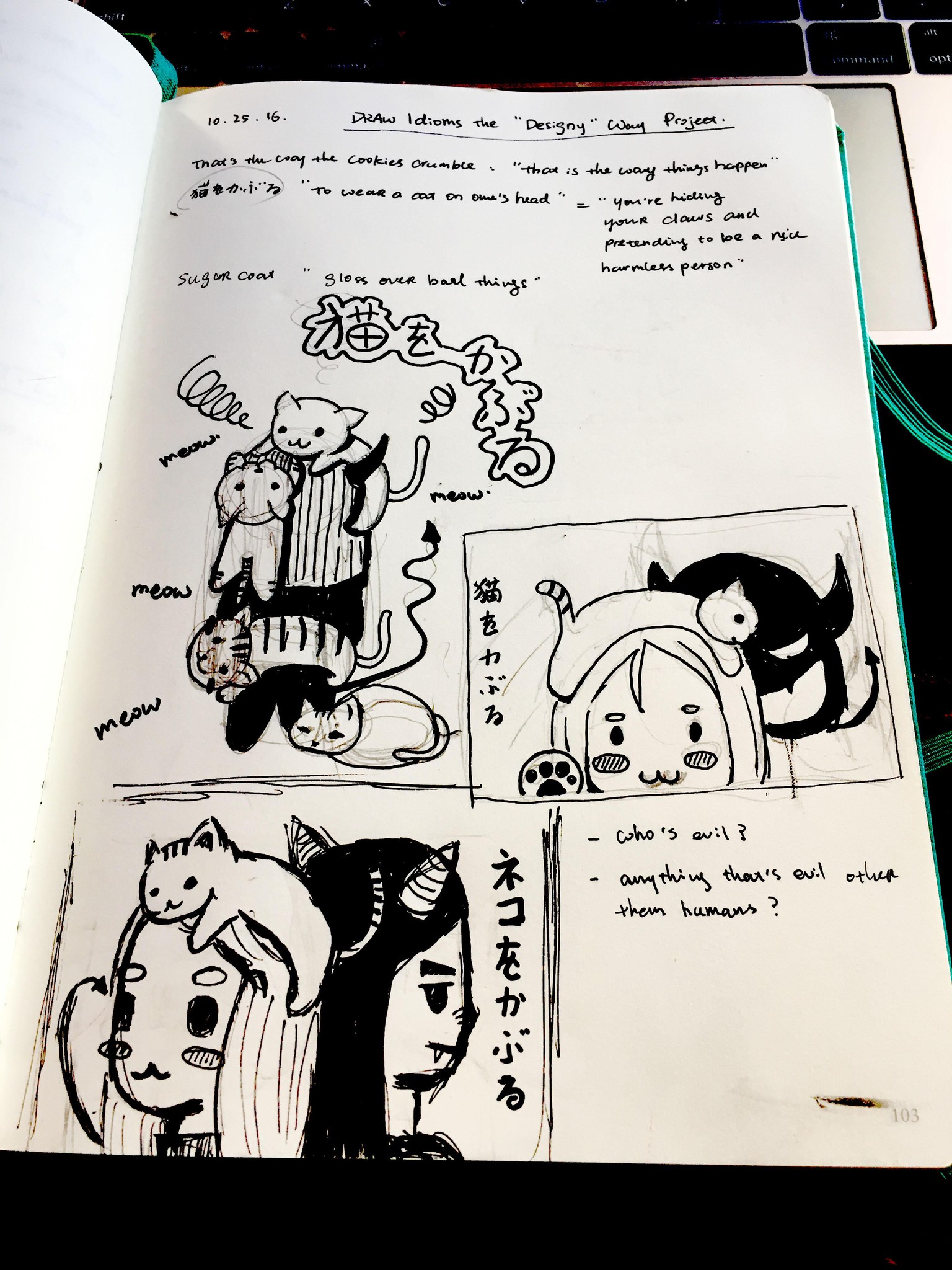 猫をかぶる