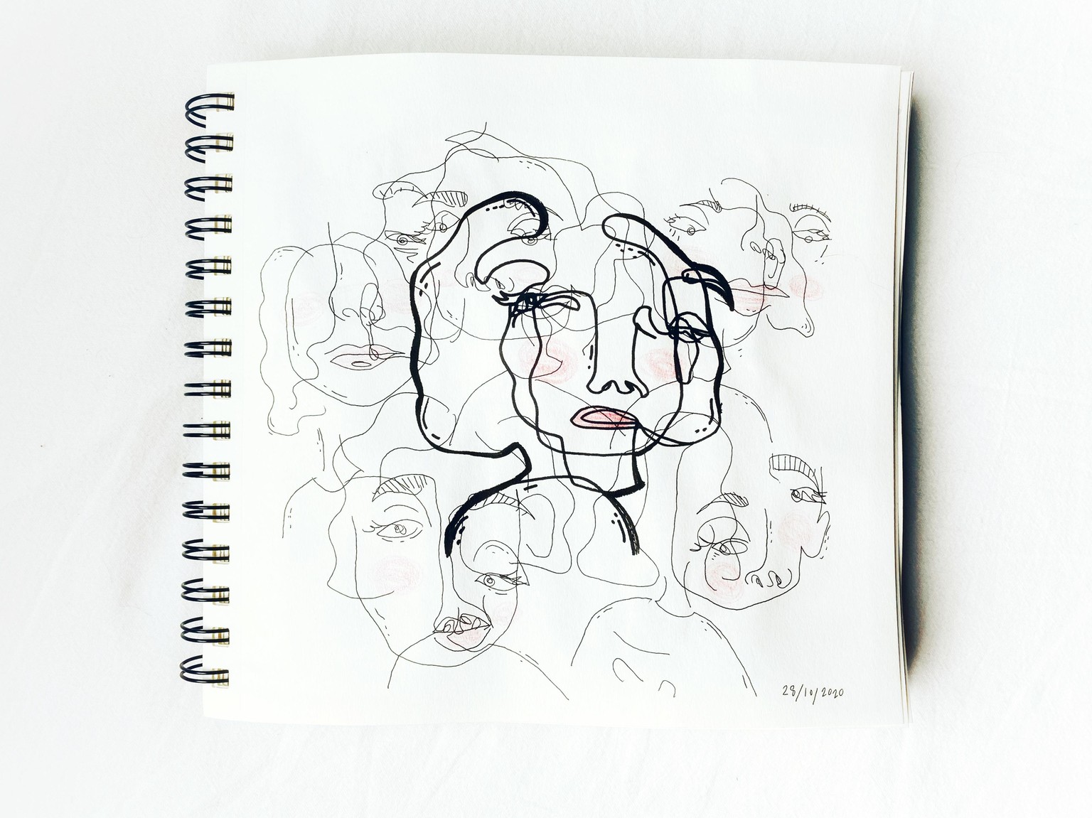 Contour Faces - image 2 - student project