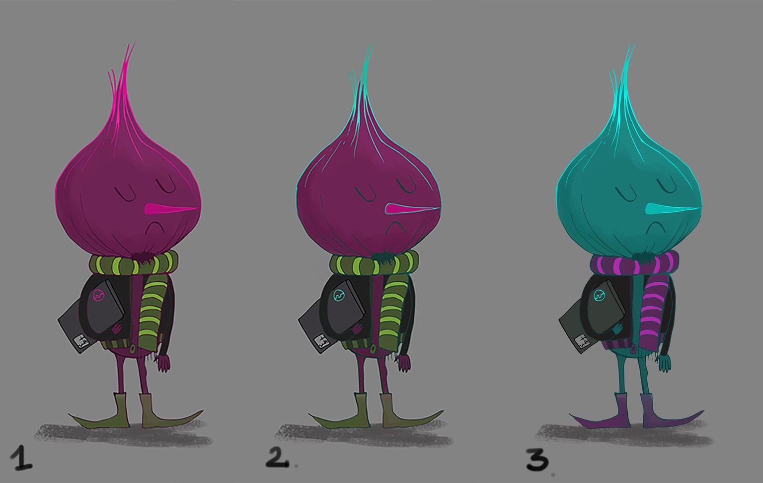 Mr. Onion colored! - image 2 - student project