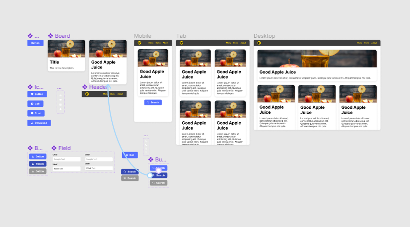 UI/UX Design: 6 Tips for Streamlining Components in Figma - image 1 - student project