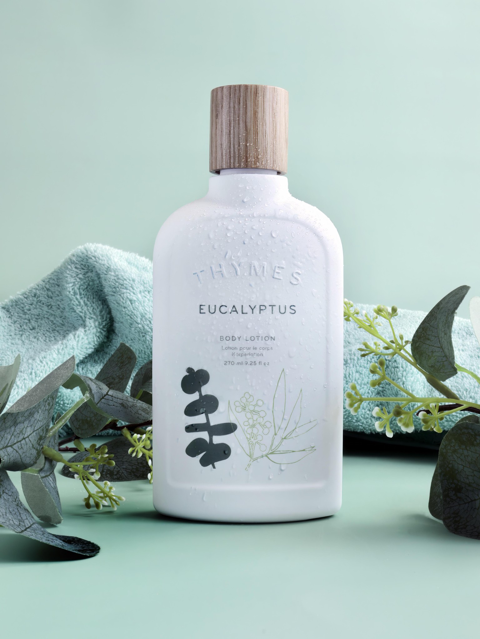 Eucalyptus Body Lotion - Monochromatic Color Scheme - image 1 - student project