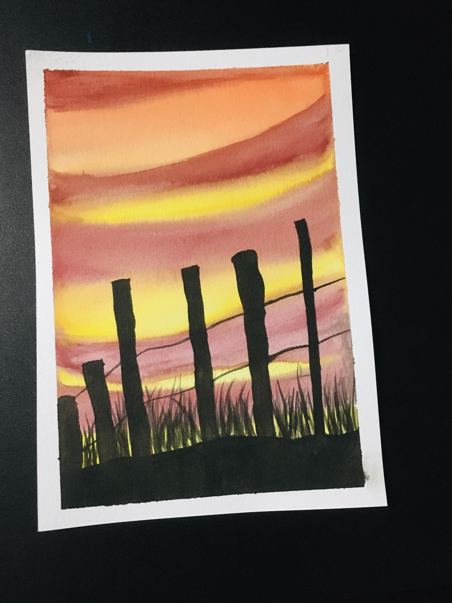 Sunset and silhouette - image 3 - student project