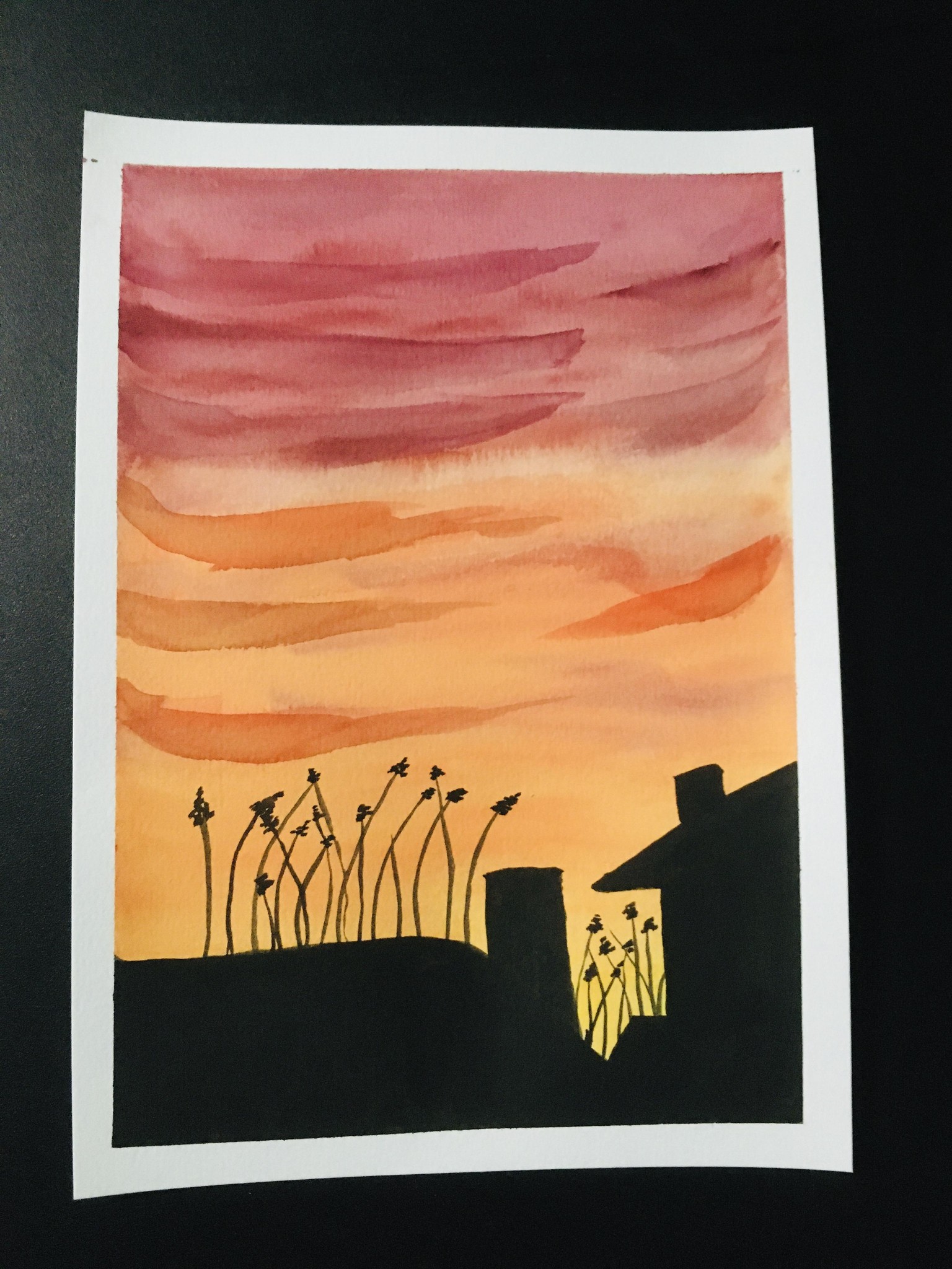 Sunset and silhouette - image 1 - student project