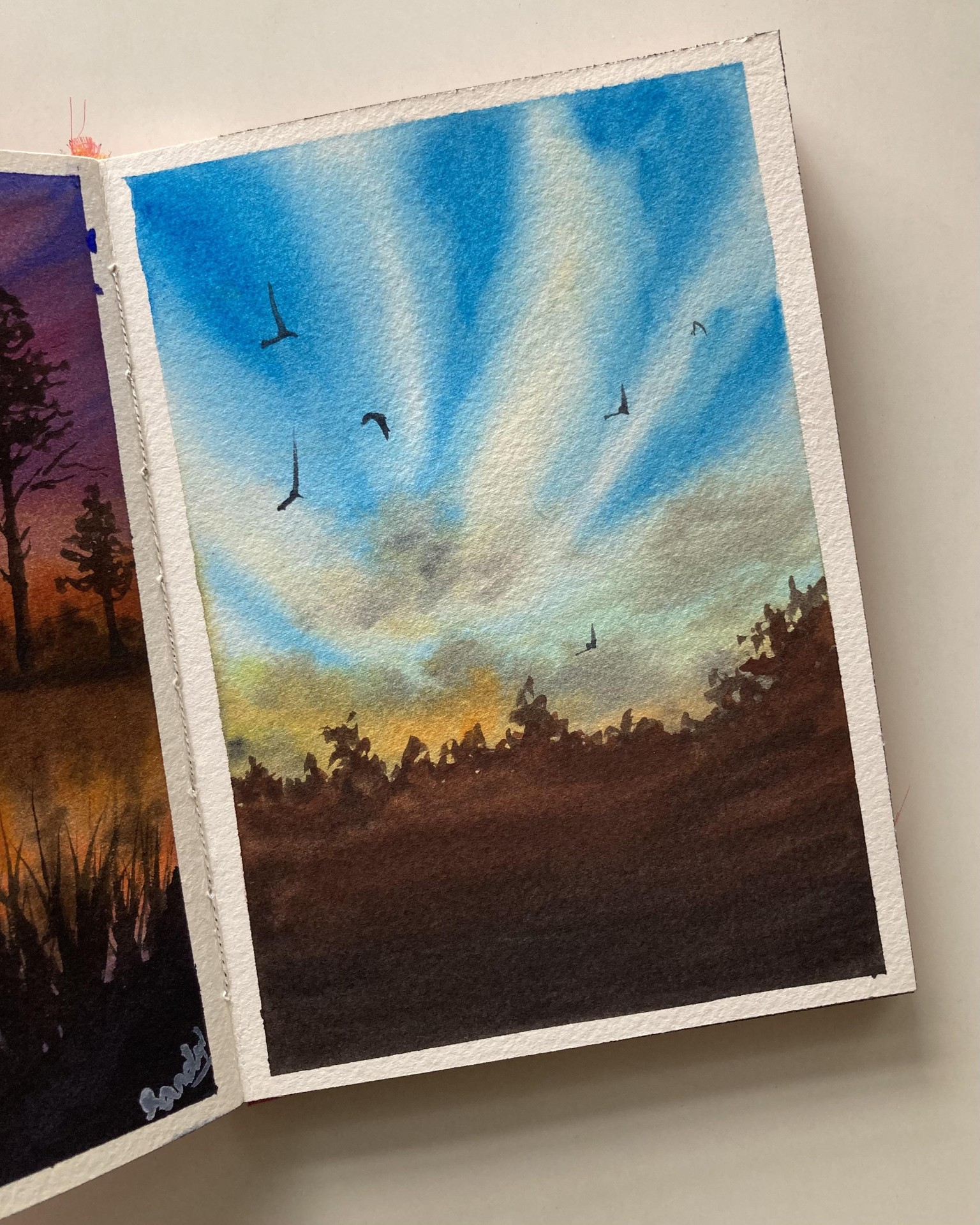 Watercolour skies - image 4 - student project