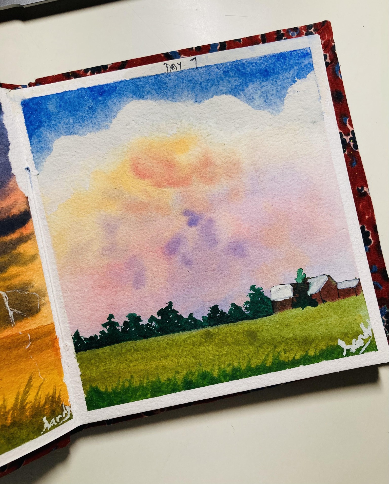 Watercolour skies - image 10 - student project