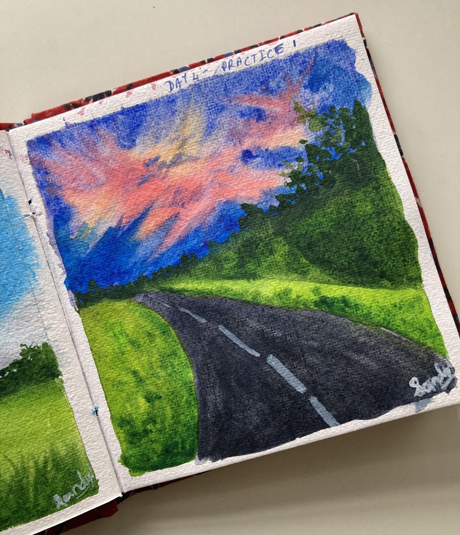 Watercolour skies - image 7 - student project
