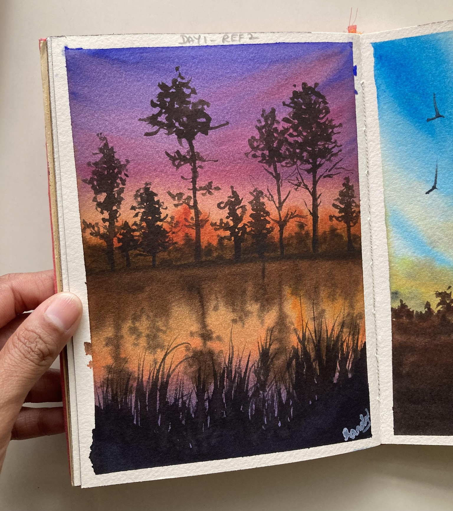 Watercolour skies - image 5 - student project