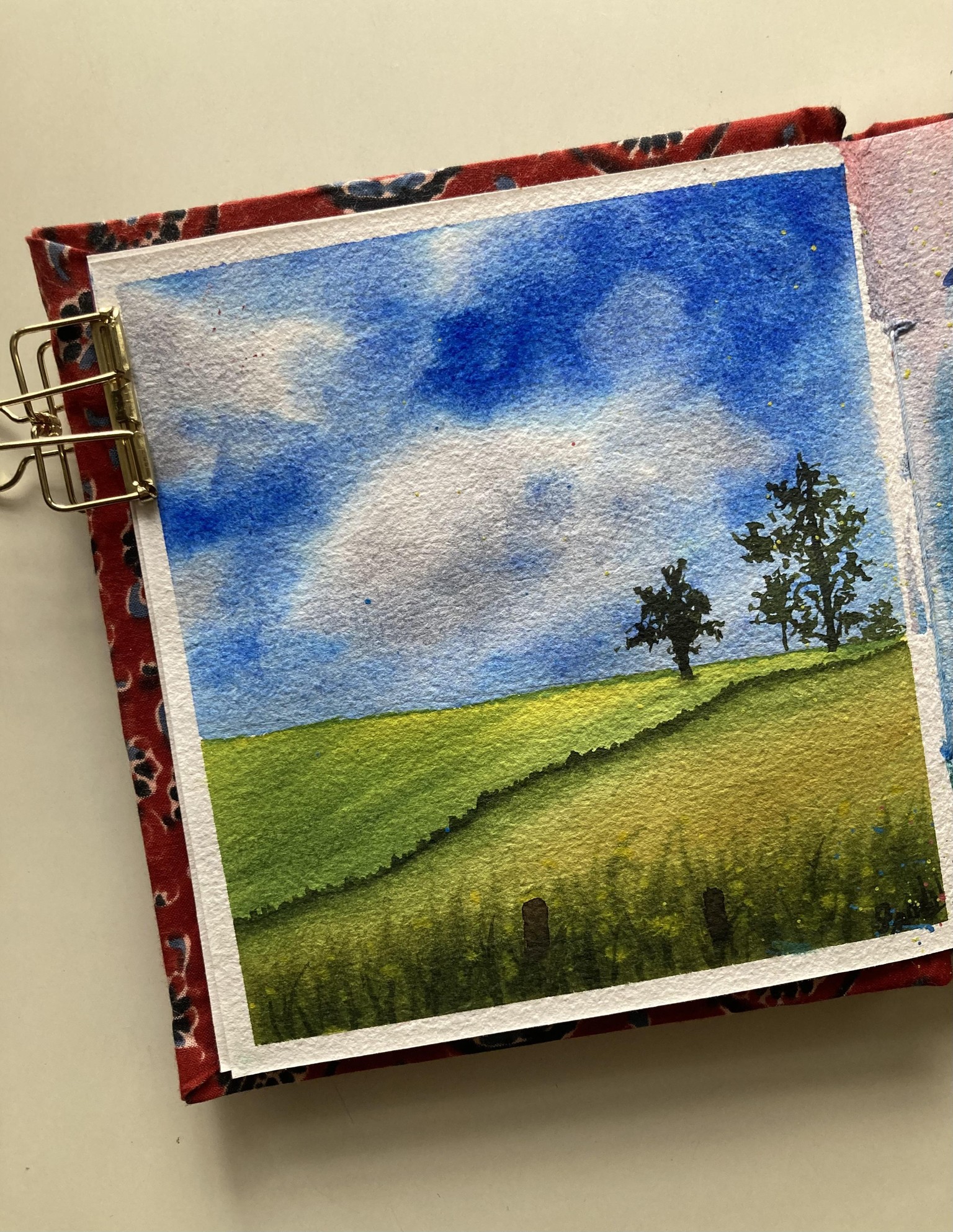 Watercolour skies - image 15 - student project