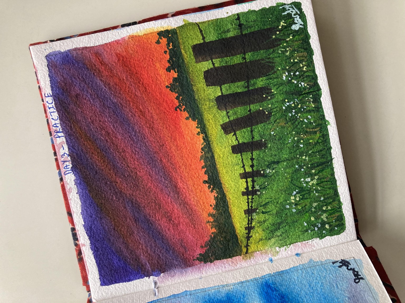 Watercolour skies - image 8 - student project