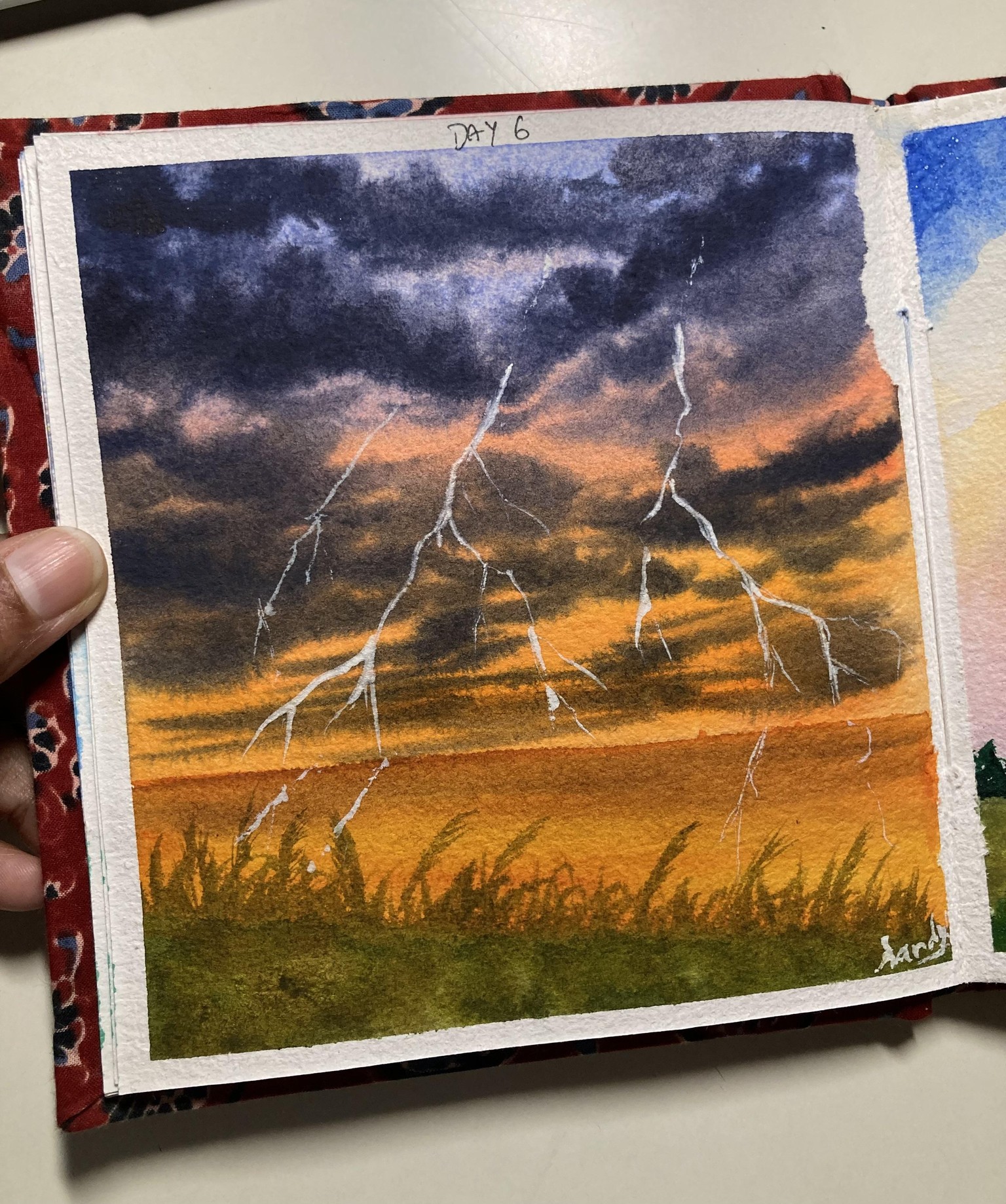 Watercolour skies - image 11 - student project