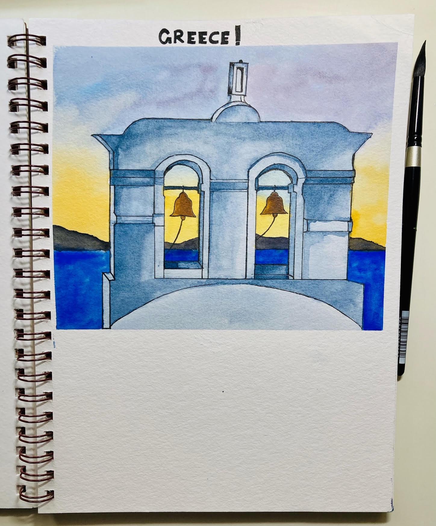 My first travel sketchbook!! - image 1 - student project
