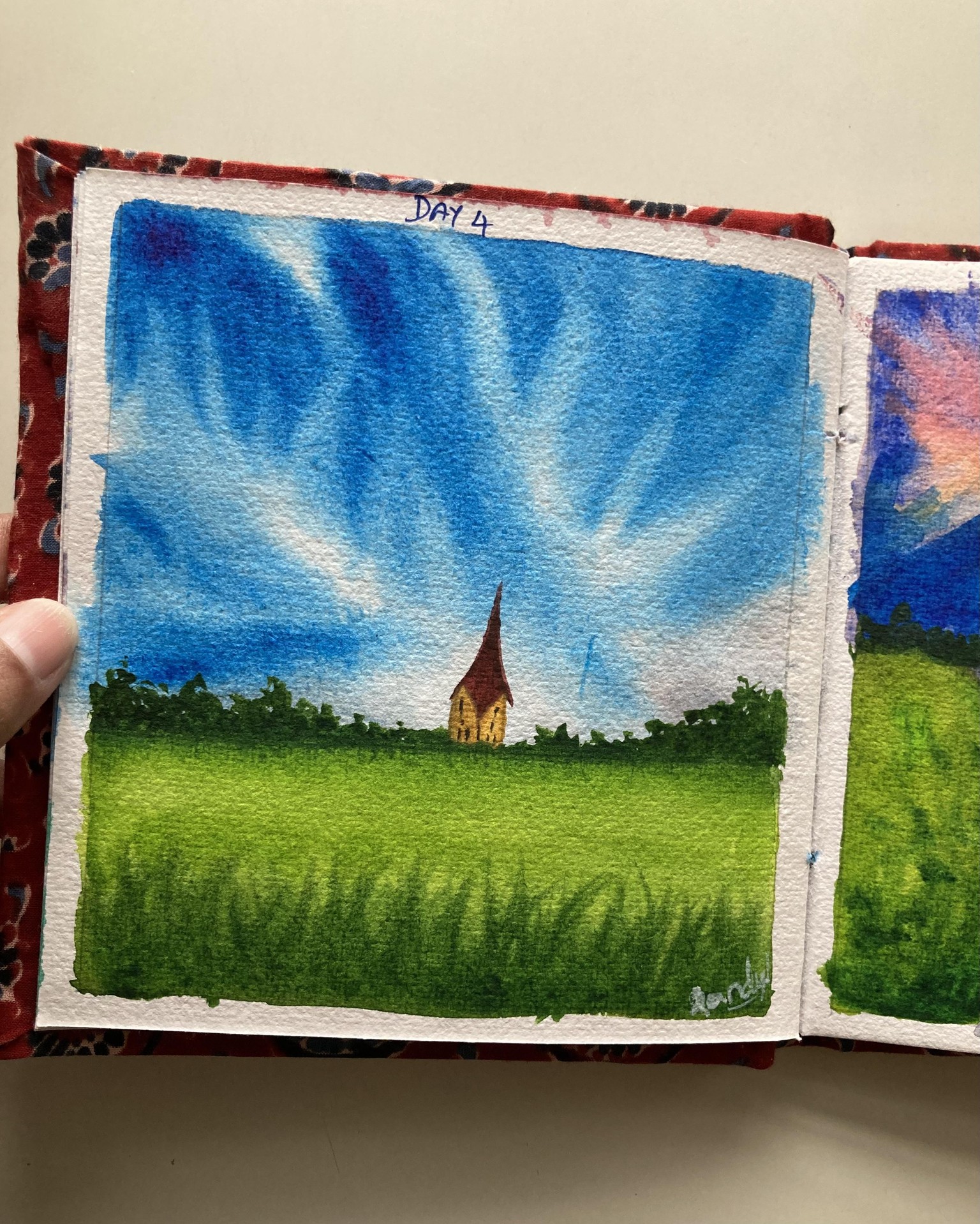 Watercolour skies - image 13 - student project