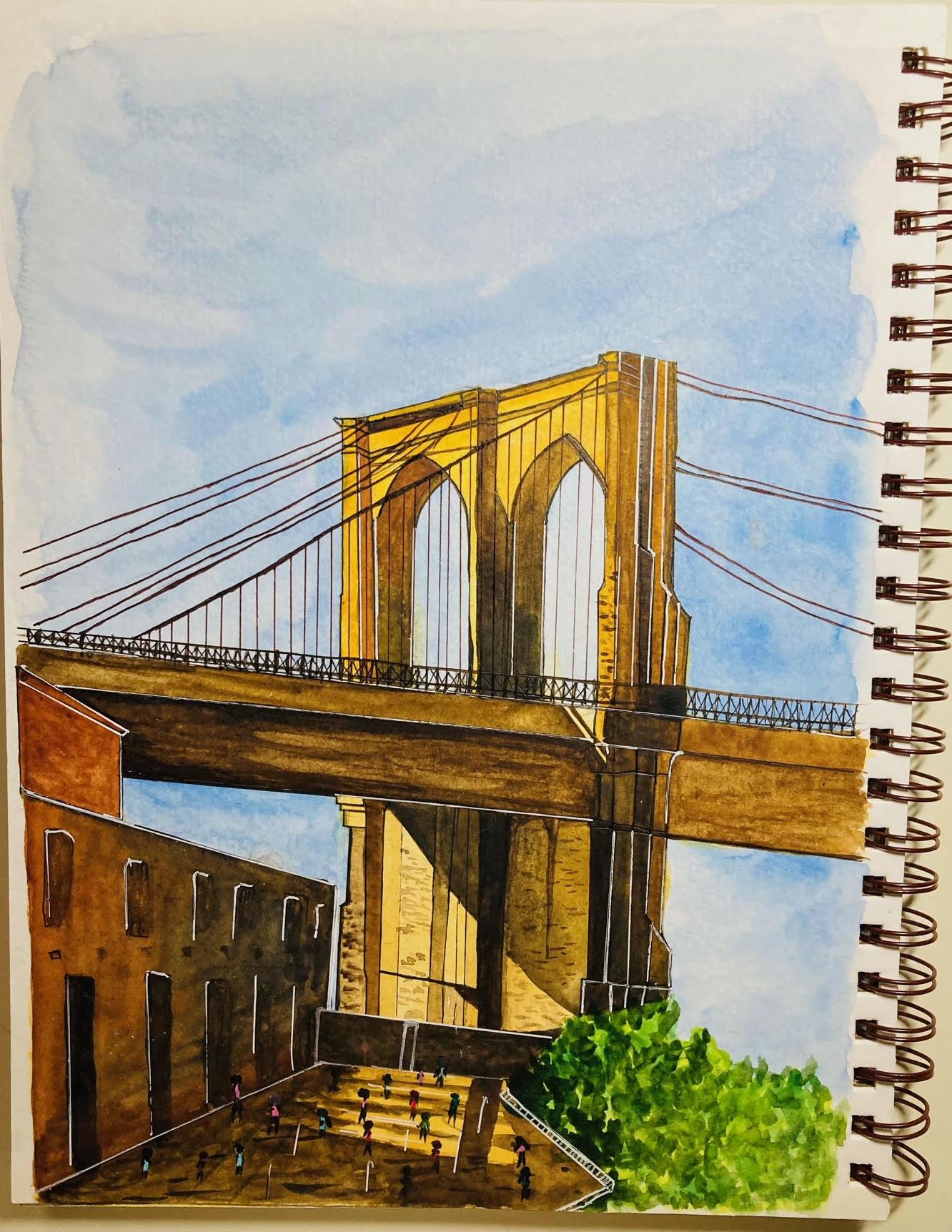 My first travel sketchbook!! - image 4 - student project