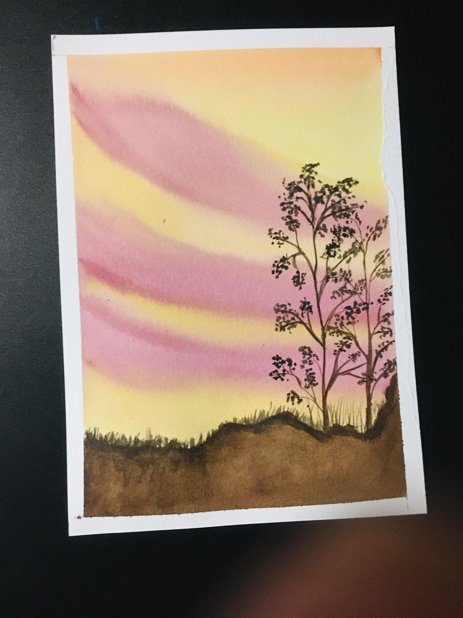 Sunset and silhouette - image 2 - student project