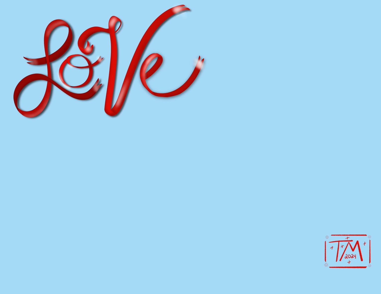 Ribbon letters - image 1 - student project