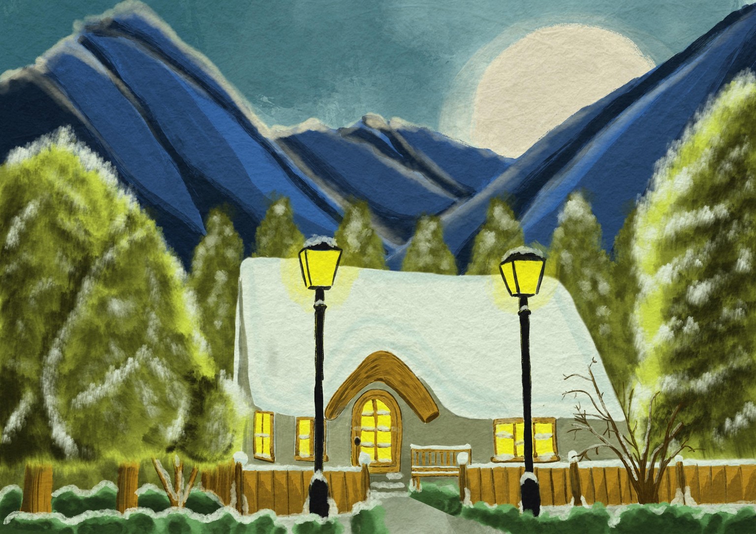 Winter cabin - image 2 - student project