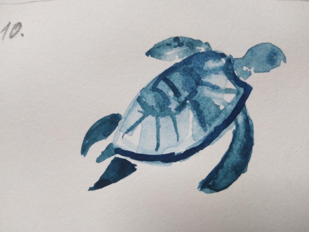 31denní výzva v malování akvarelem. Mám už všechny dny#TopWatercolorStudent2025 - image 12 - student project