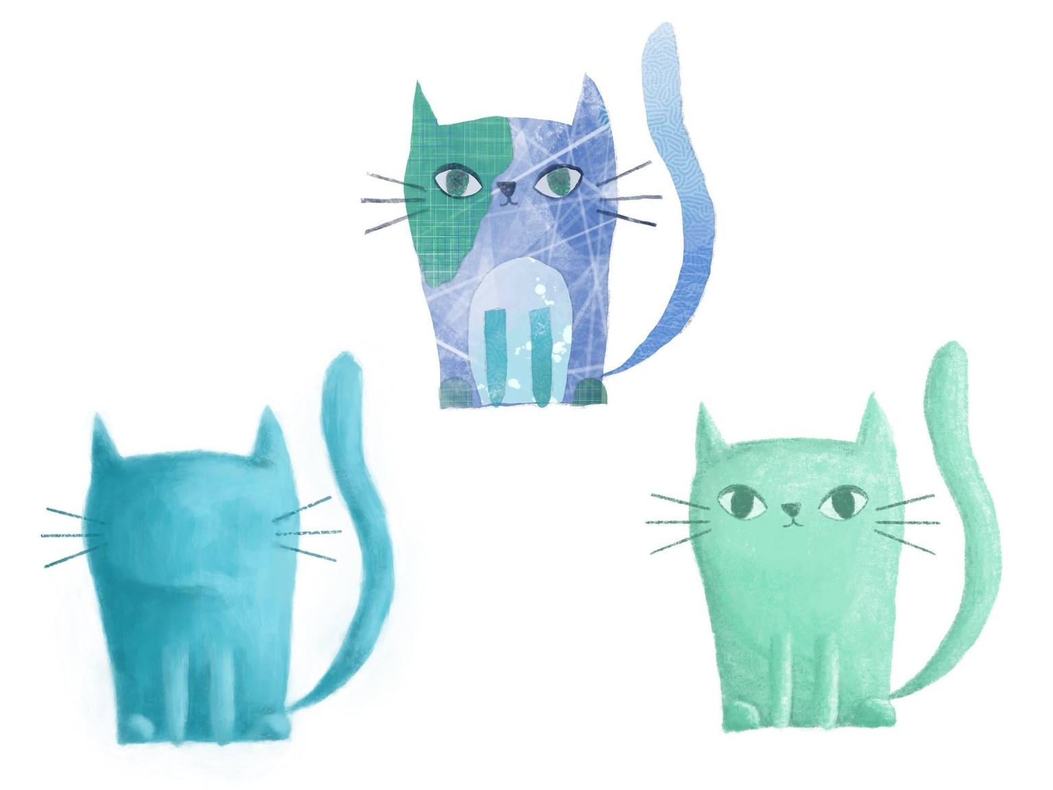 Colourful Cats - image 1 - student project