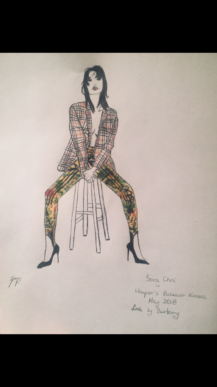 Sora Choi Fashion Illustration - image 1 - student project