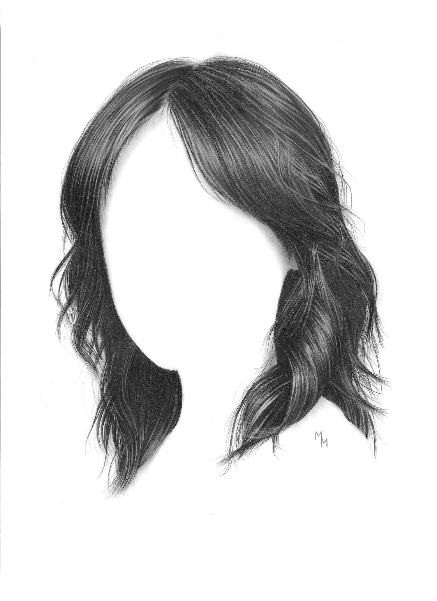 Realistic Dark Hair - image 1 - student project