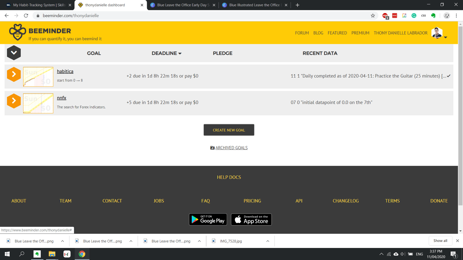 My Habit-Tracking System - image 3 - student project