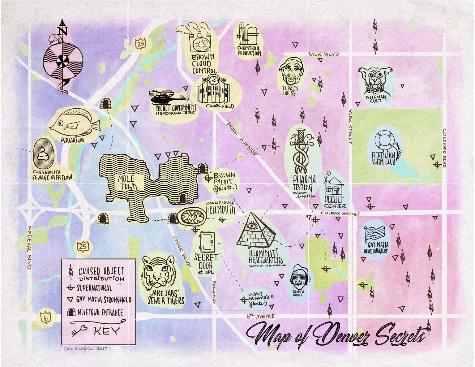 Map Of Denver Secrets - image 1 - student project