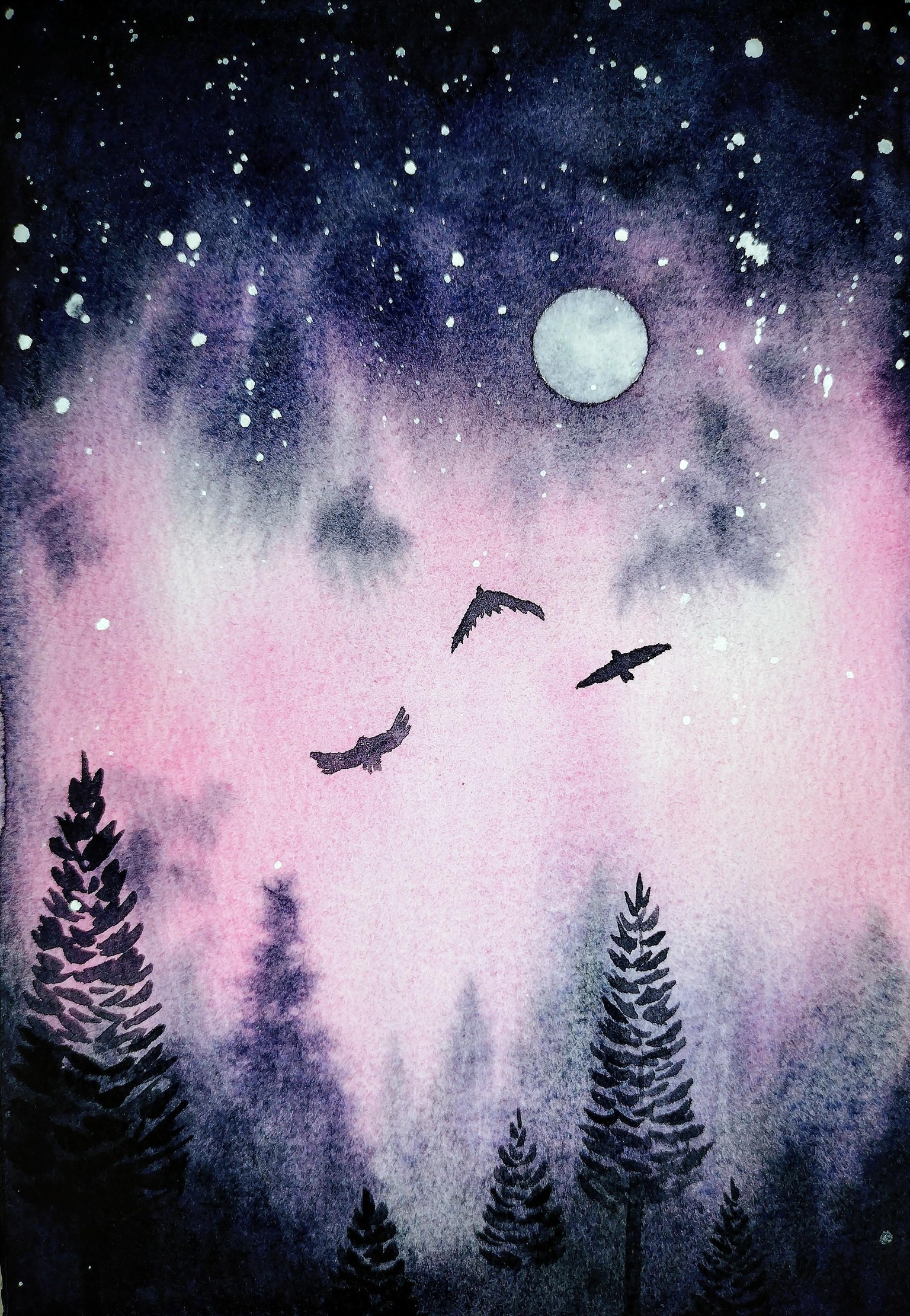 Moodyscape- I got too splatter happy! - image 1 - student project