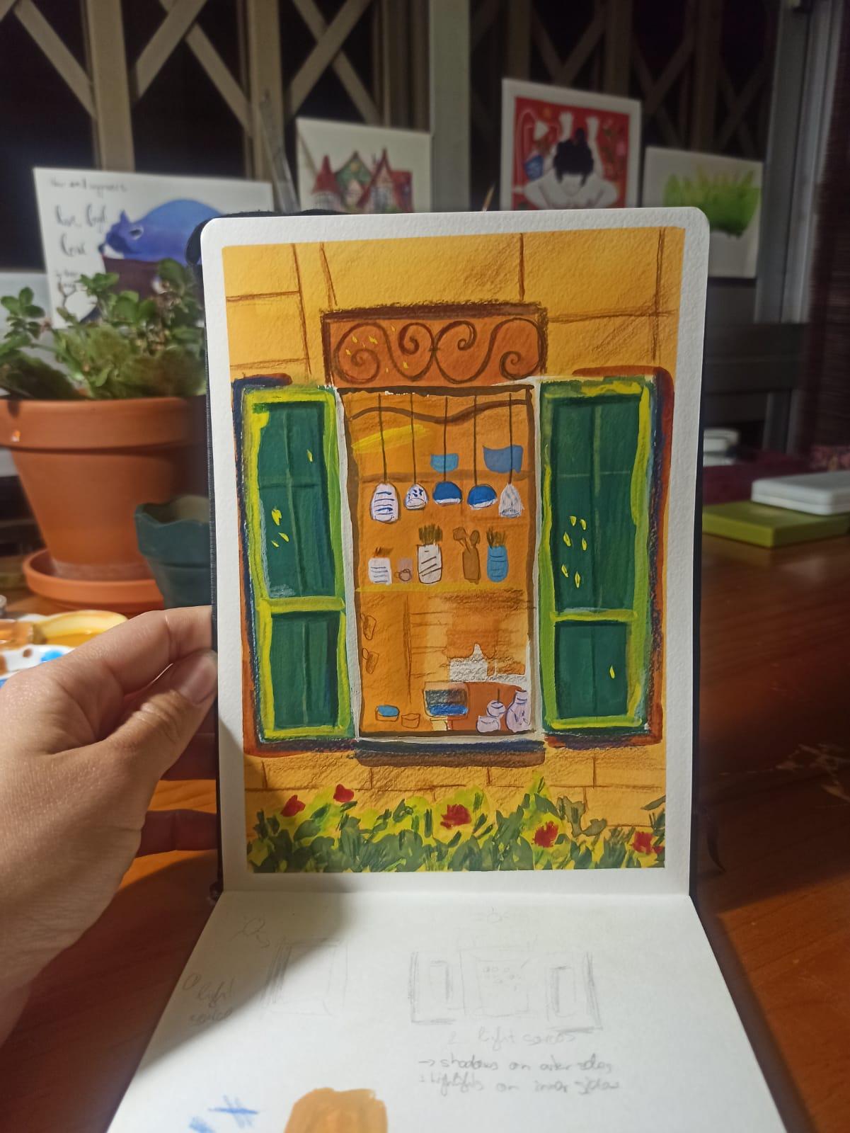 Fun in gouache - image 1 - student project
