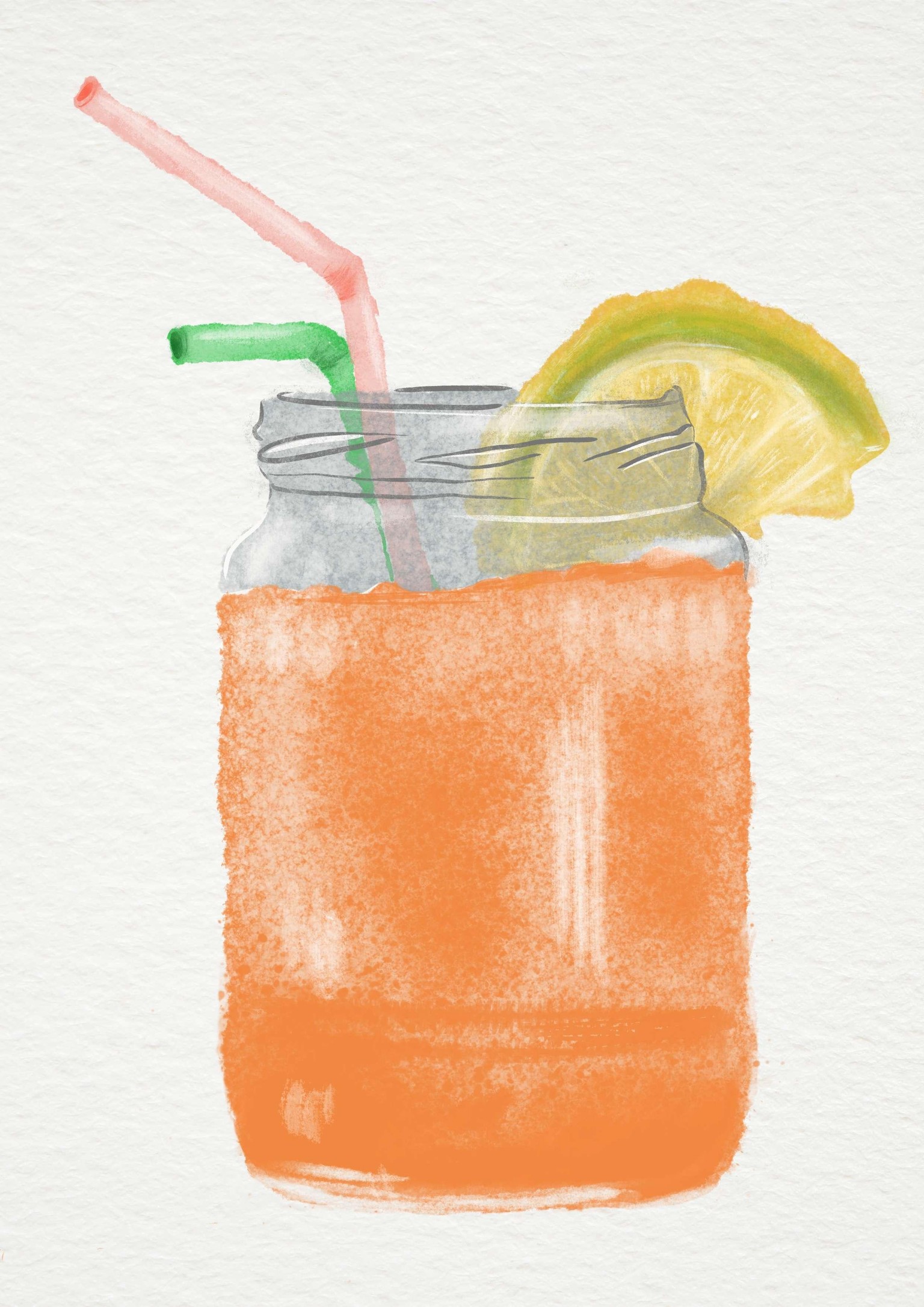 Cocktails (I used Krita instead of Procreate) - image 1 - student project