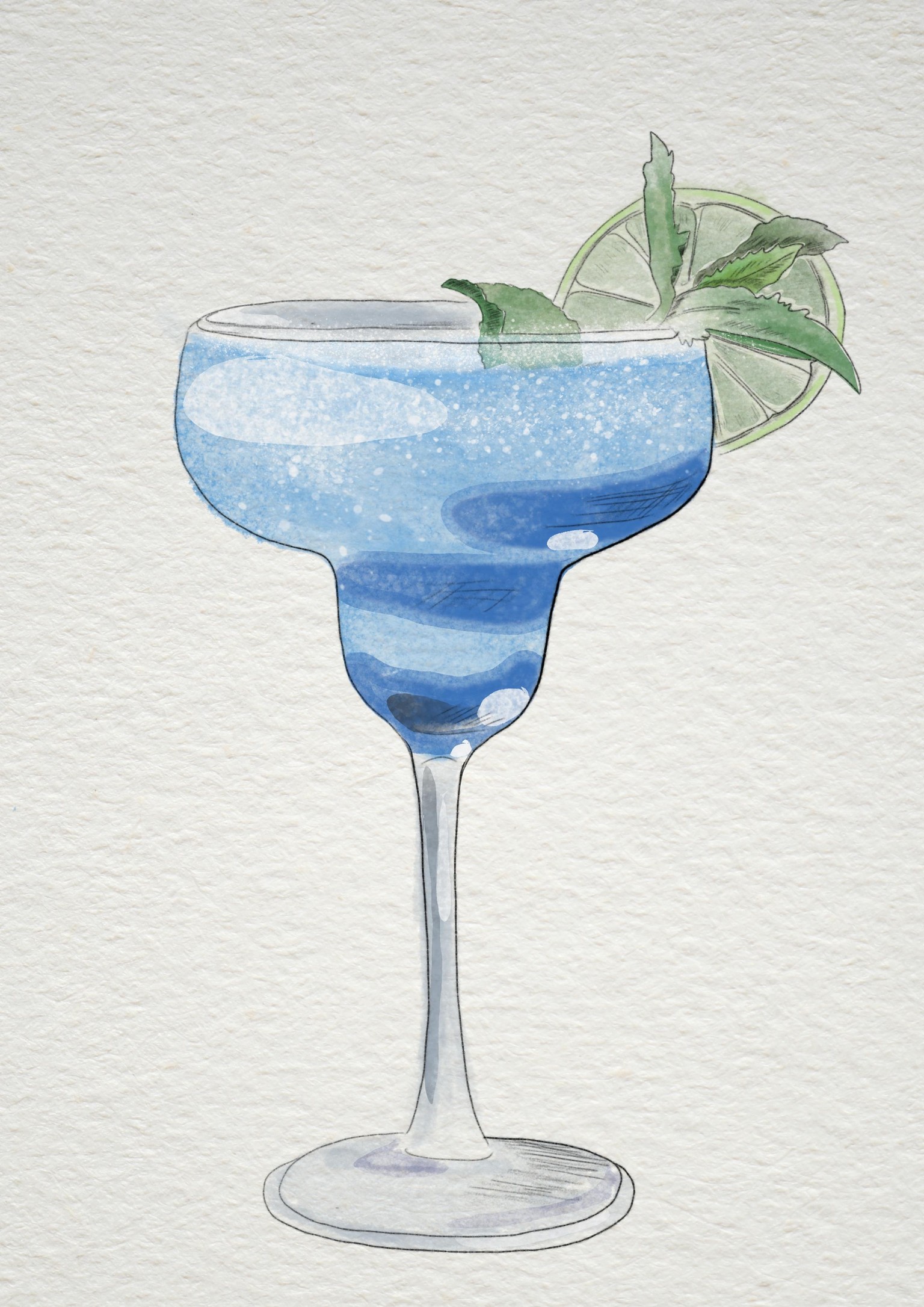 Cocktails (I used Krita instead of Procreate) - image 2 - student project