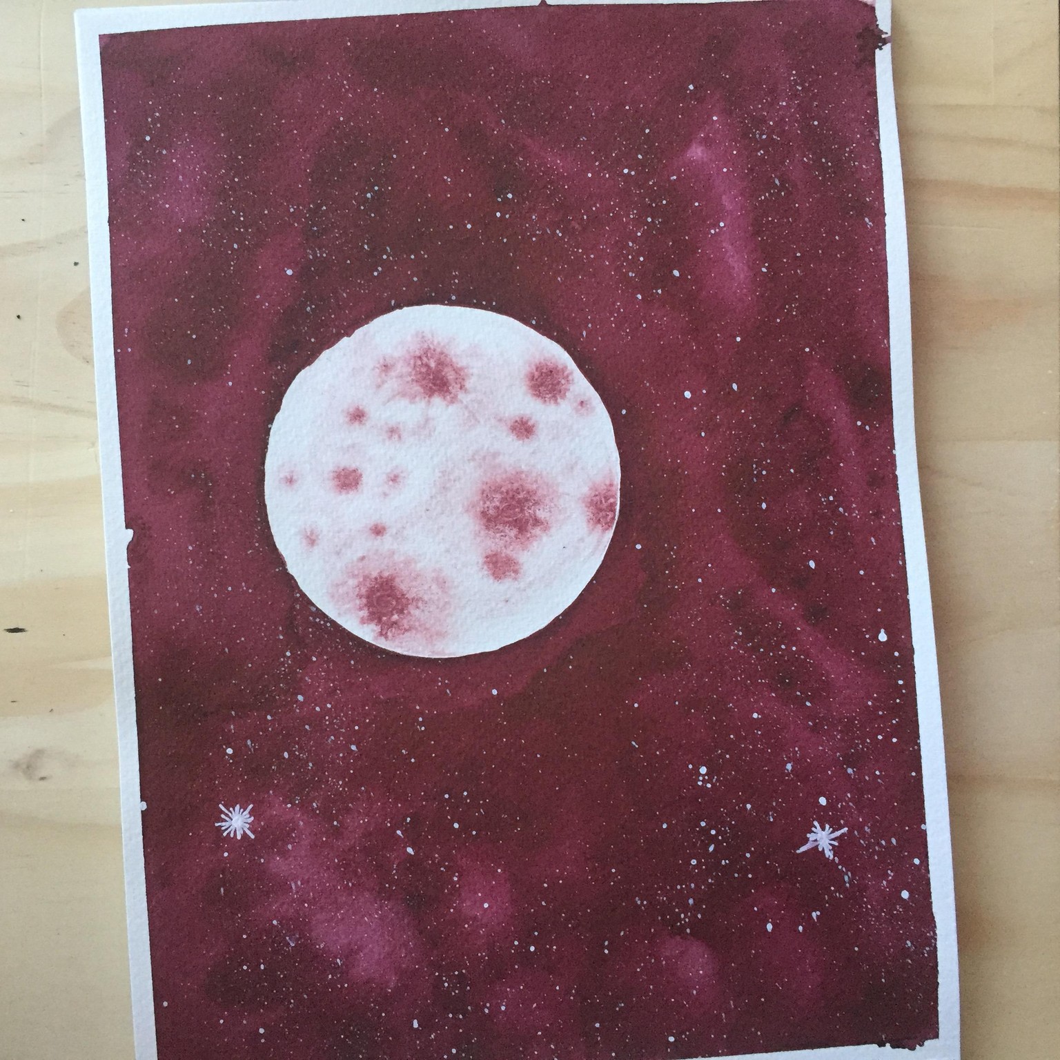 Blood moonscape - image 1 - student project