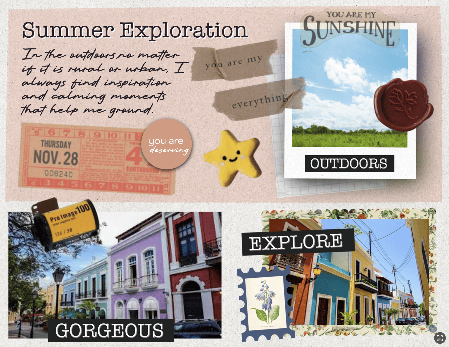 My Digital Scrapbook Page - Jen Lezan - image 1 - student project