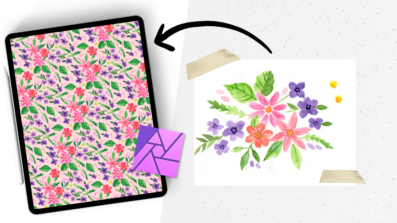 My Watercolor Patterns - image 2 - student project