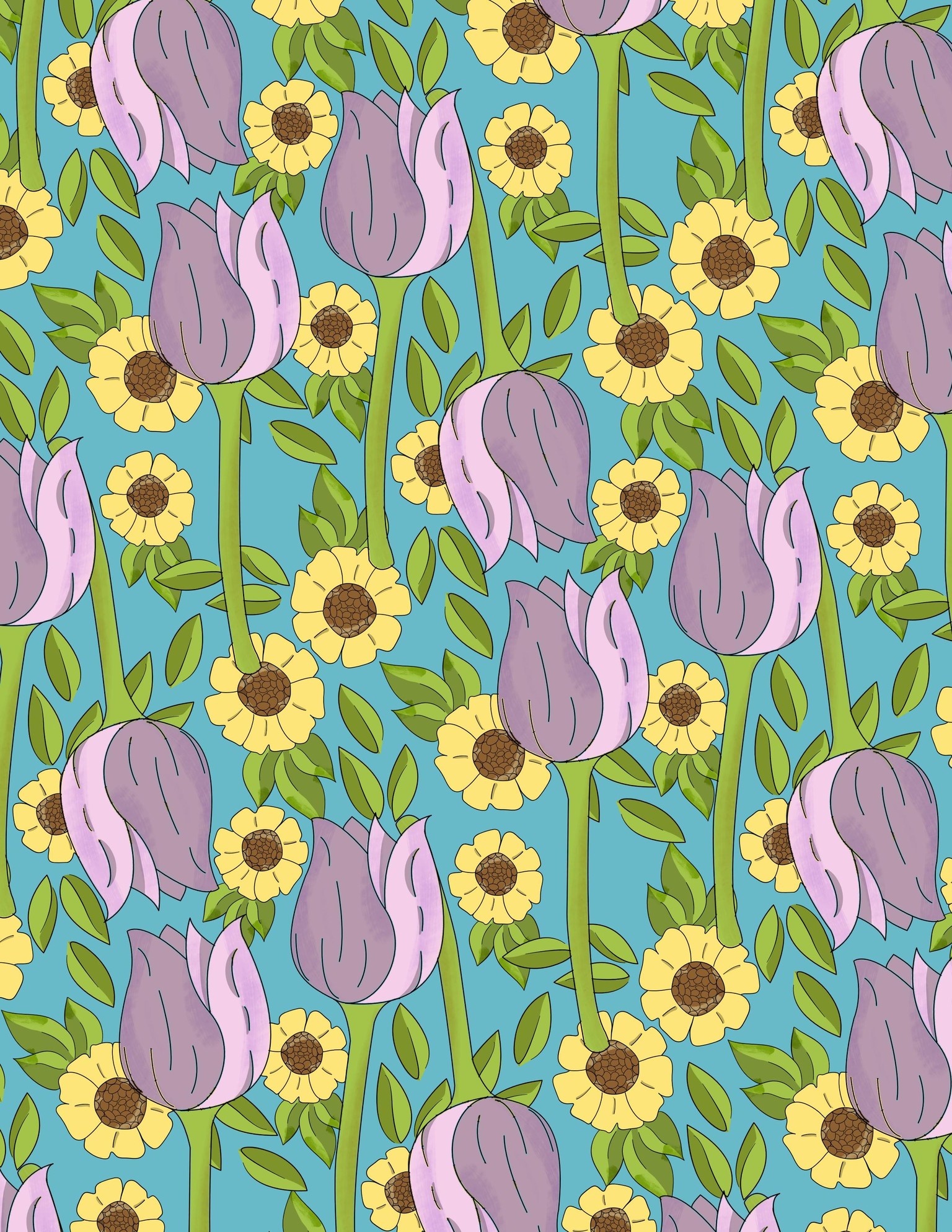 Flora and Fauna Repeats by Jen Lezan - image 2 - student project