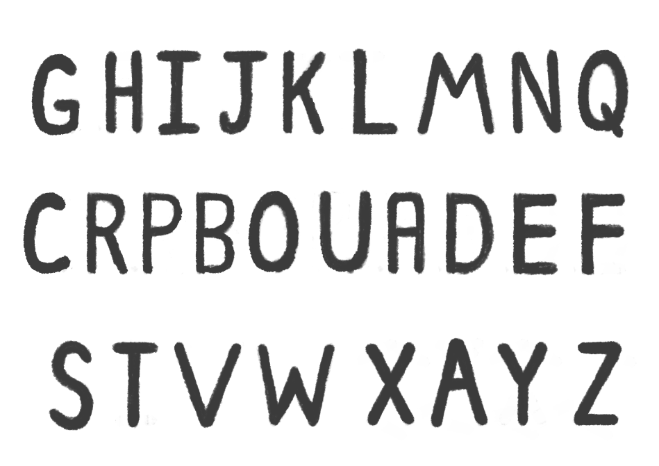 My Final Font - Bubble Gum - image 3 - student project