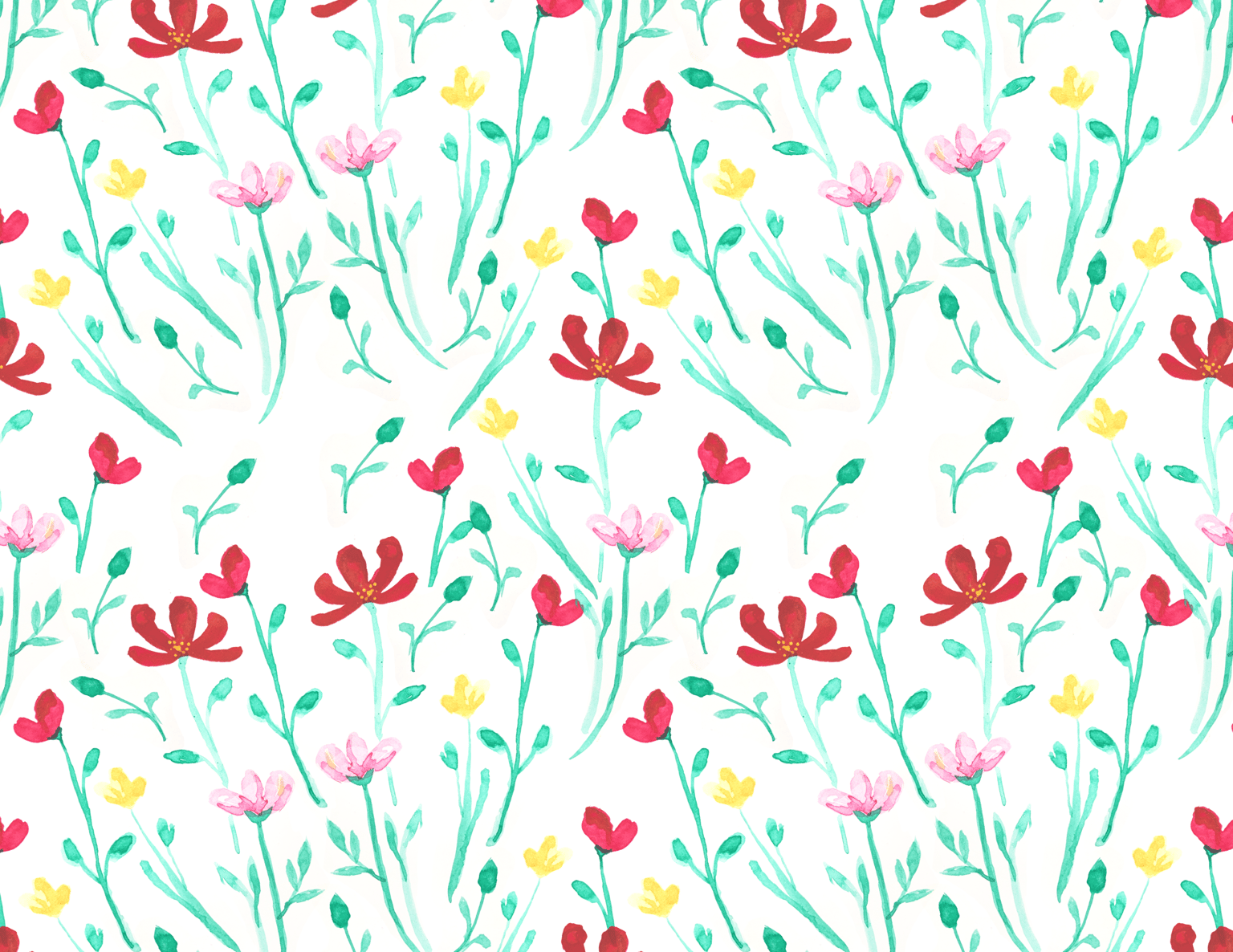 Sample Class Project - Jenny's watercolor florals - image 1 - student project