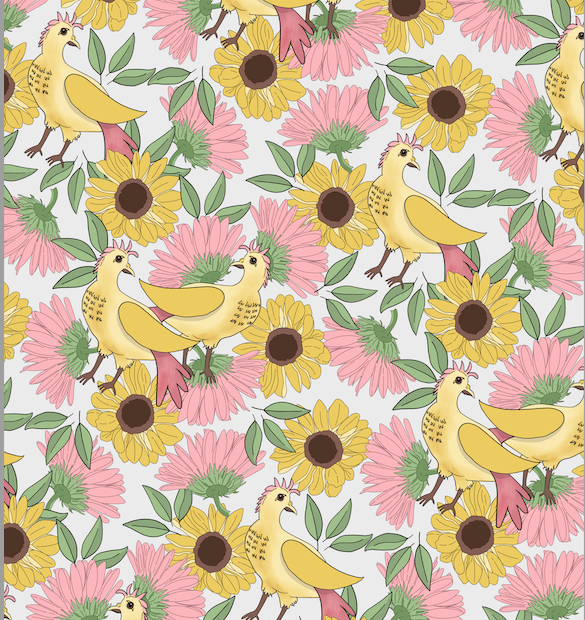 Flora and Fauna Repeats by Jen Lezan - image 1 - student project