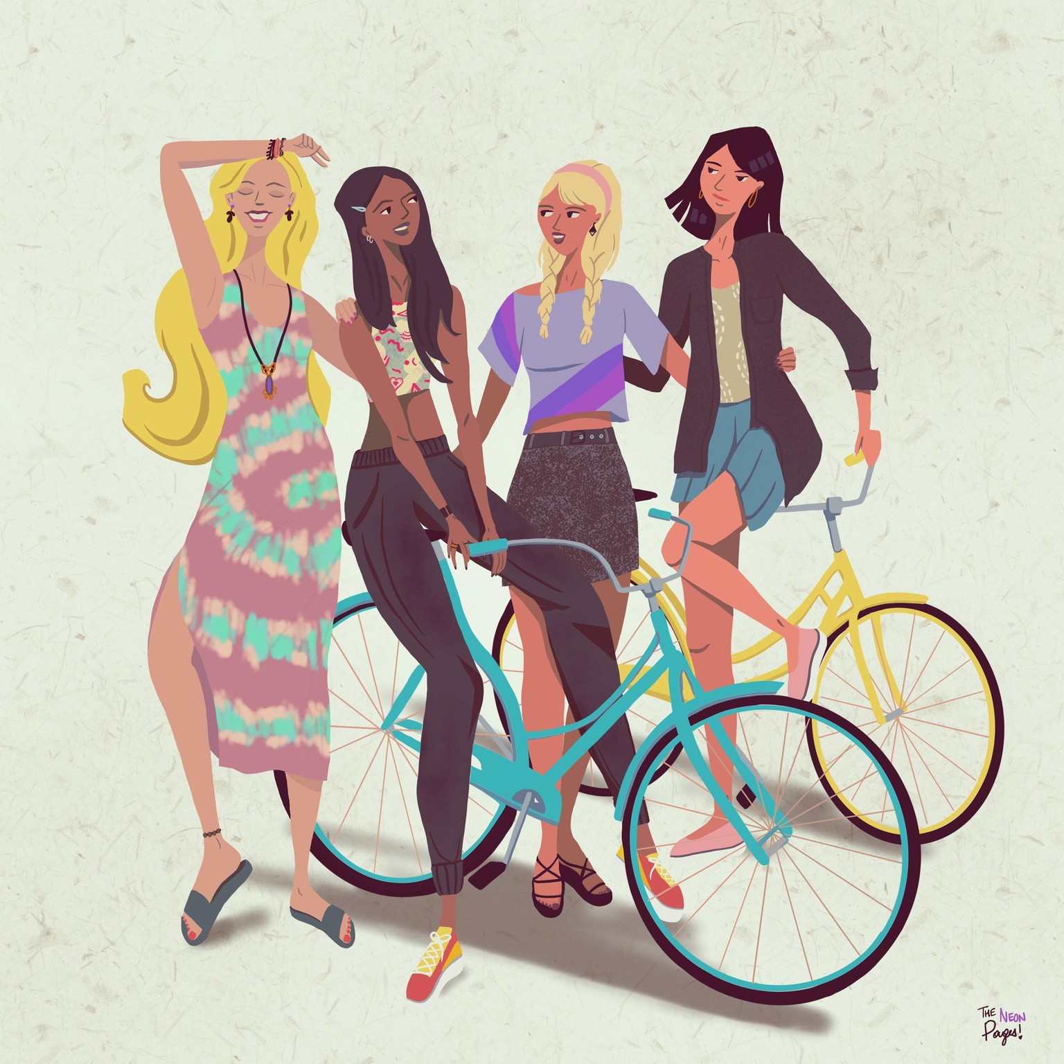 Character illustration : Summer Girls - image 3 - student project