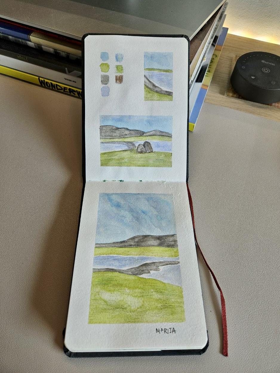 Mix Media Landscape - image 1 - student project
