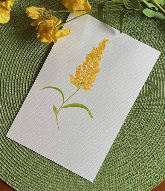 Simple Watercolor Flowers: 1 Brush, 3 Colors, 5 Designs - image 4 - student project