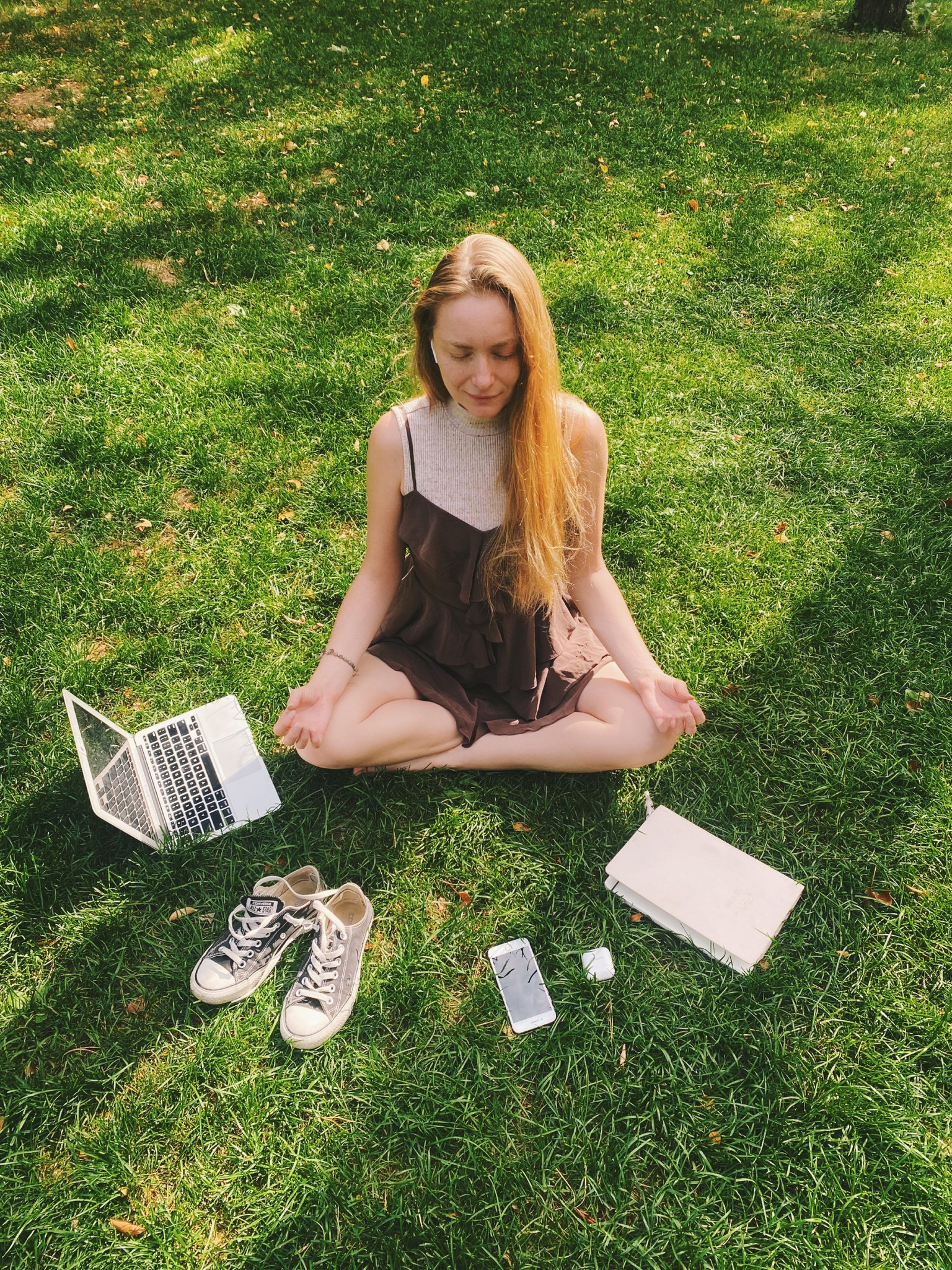 Practicing online retreat in my local park - image 1 - student project