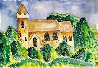Watercolor castle - image 1 - student project