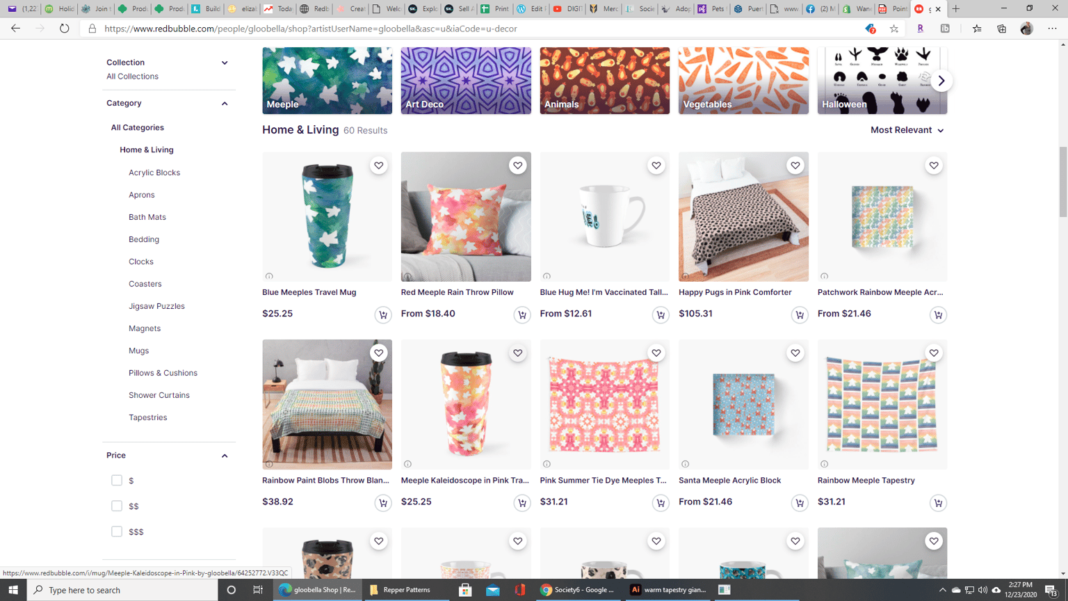 Beth's Redbubble Store - image 2 - student project