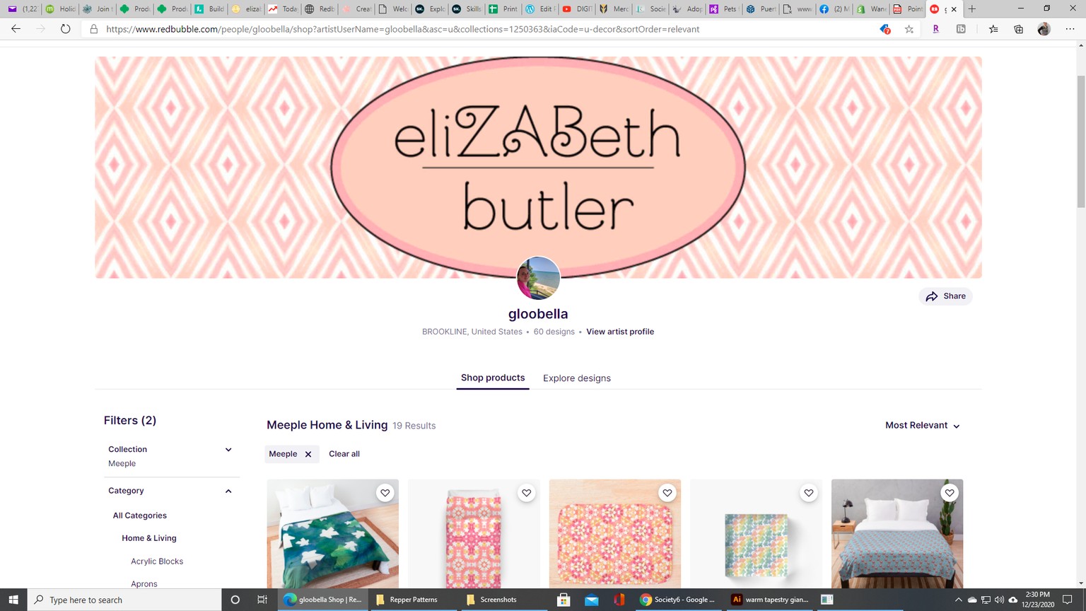 Beth's Redbubble Store - image 1 - student project