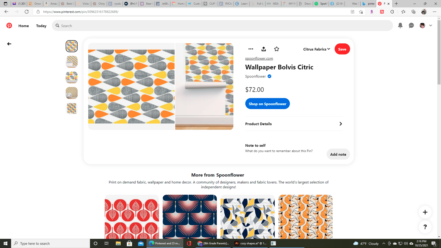 Fun Abstract Geometric Drops - image 1 - student project