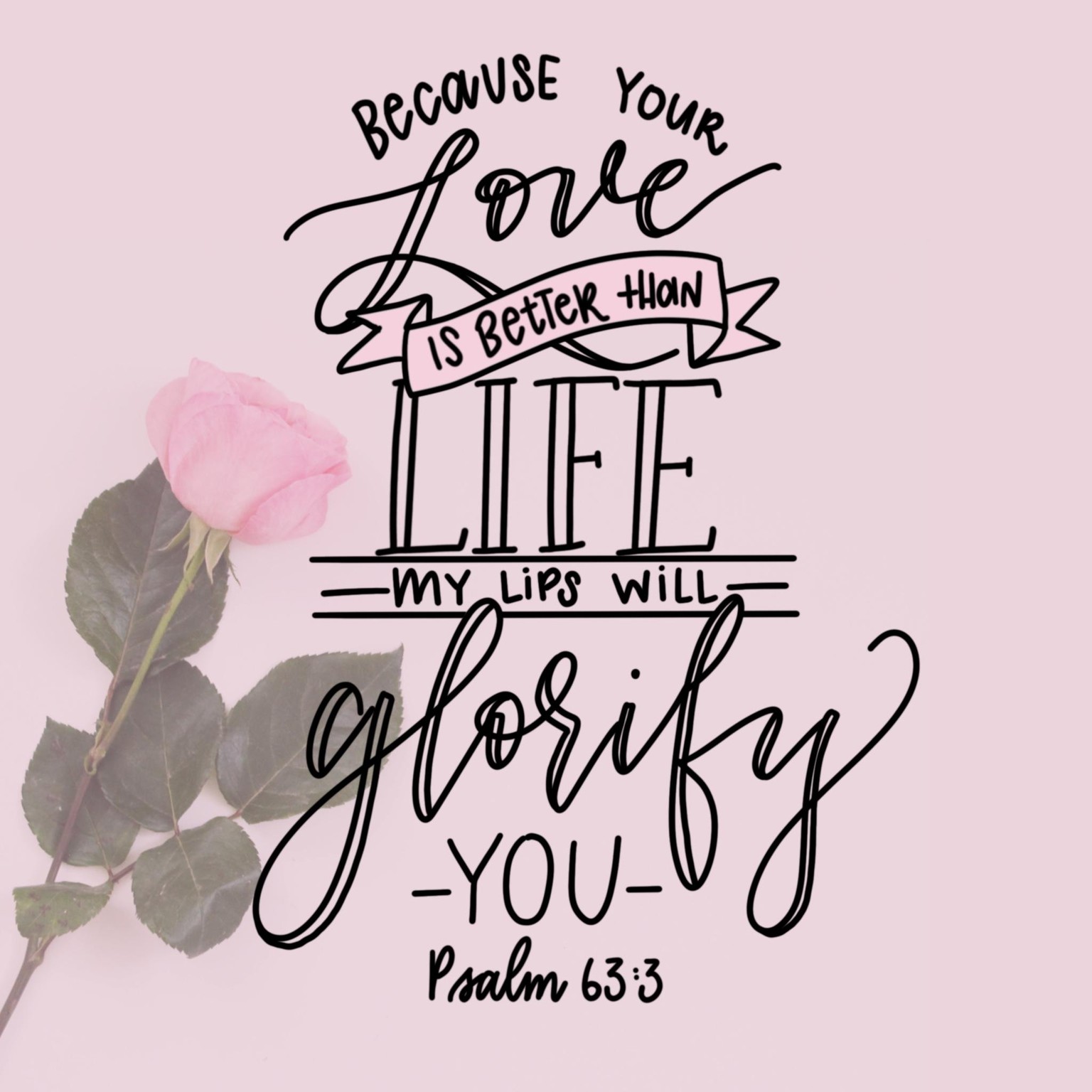Psalm 63:3 - image 1 - student project