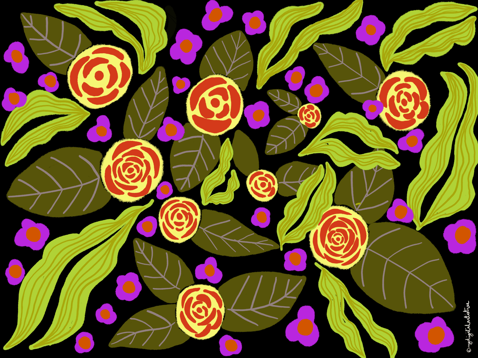 Floral class project - image 1 - student project