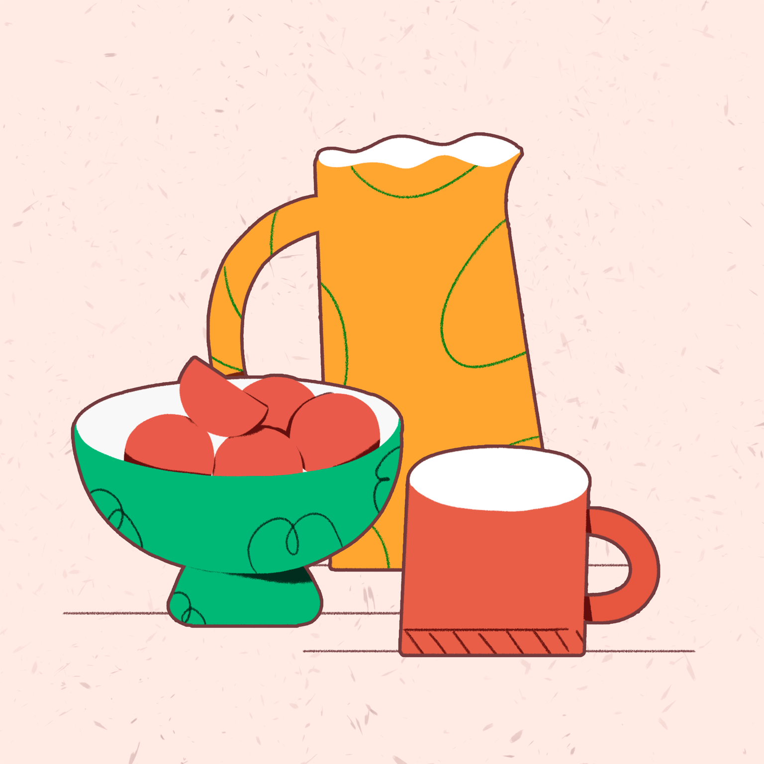 A Graphic Still Life Illustration - image 6 - student project