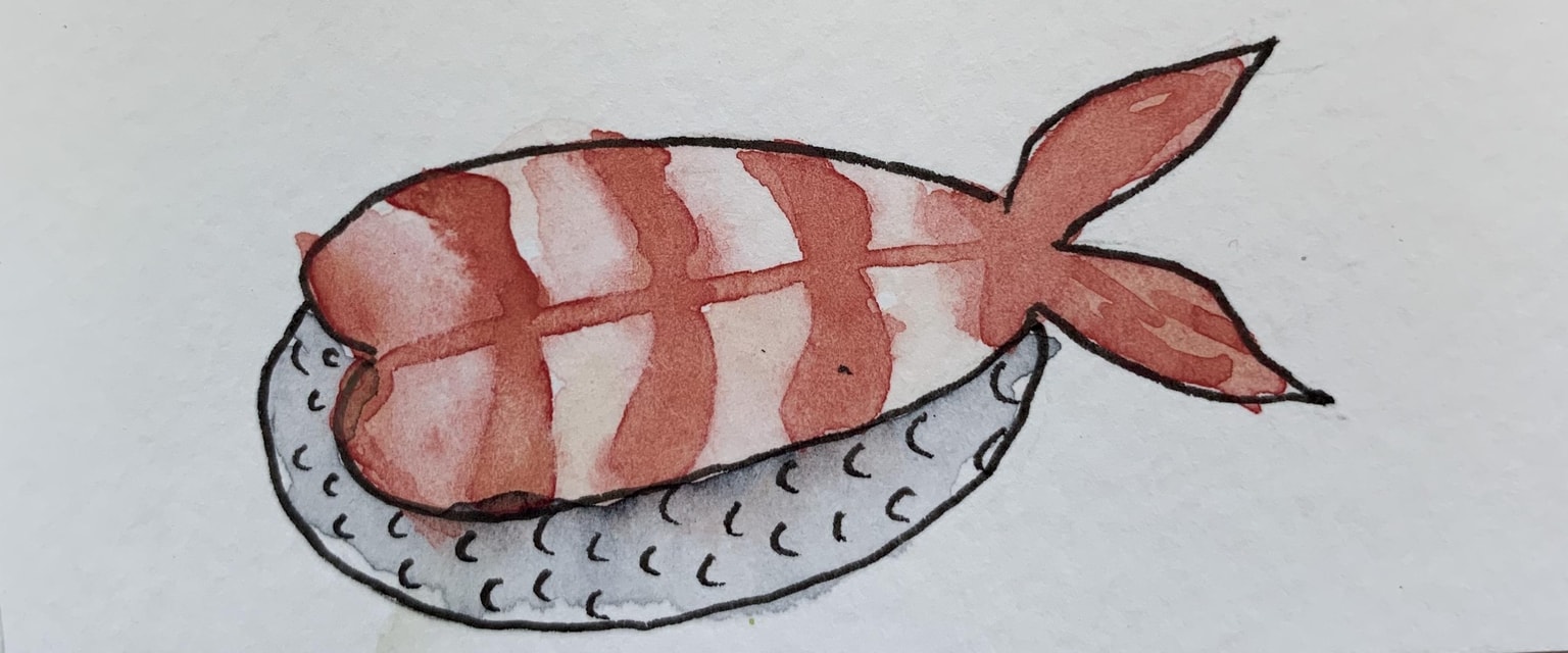 Sushi food sketch - image 1 - student project